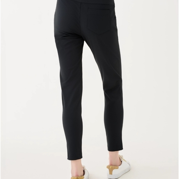 NWT Lilly Pulitzer Corso Pant UPF 50+ Luxletic Golf Pant Onyx Black Size 4 - Picture 3 of 8